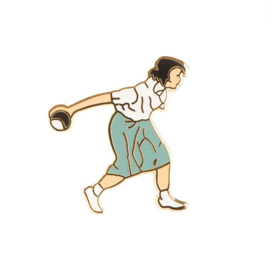 Picture of Lady Bowler Lapel Badge